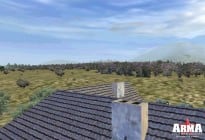 Лес, спускающийся к Канкону (Cancon) Город Канкон (Cancon) (фото)