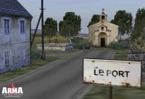 Въезд в город Ле-Порт (Le Port) Город Ле Порт (Le Port) (фото)