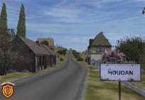 Въезд в город Хаудан (Houdan) Город Хаудан (Houdan) (фото)