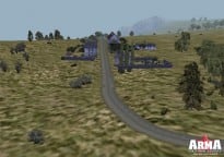 Дорога близ Аруди (Arudy) Посёлок Аруди (Arudy) (фото)