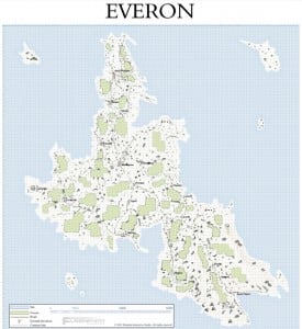 Карта острова Эверон (Everon) Остров Эверон (Everon) (фото)