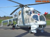 Вертолёт Ми-24 Д Ми 24 в Operation Flashpoint/ArmA:CWA (фото)