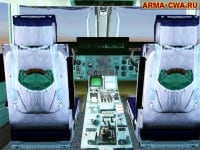 В кабине пилотов Ан-124 (Руслан) Аддон самолёта Ан 124 (Руслан) от Konyak/VIT (фото)